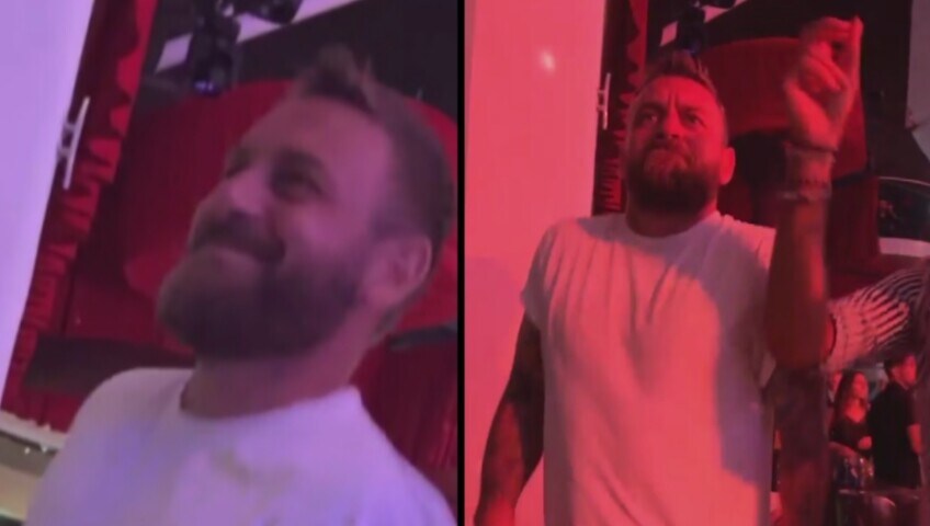 Che ridere! Matri e De Rossi scatenati in discoteca