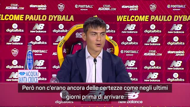 Dybala: "Totti mi ha parlato bene di Roma, sulla 10..."