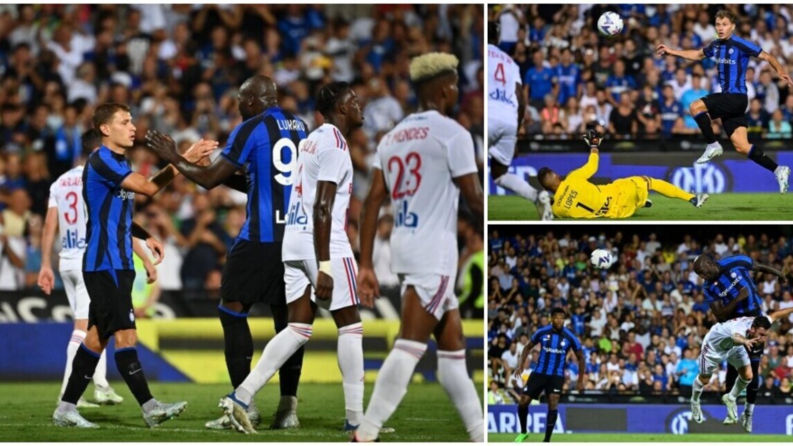 Inter, rimonta firmata da Lukaku e Barella: 2-2 col Lione