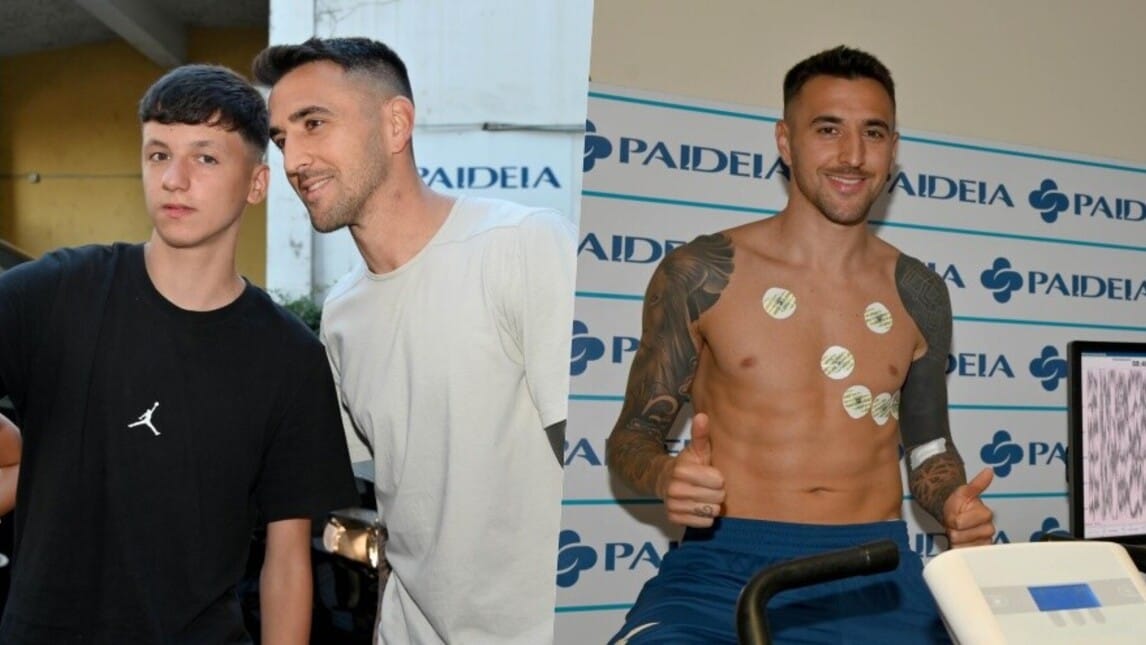 Lazio, l'arrivo di Vecino: primi selfie con i tifosi e poi le visite
