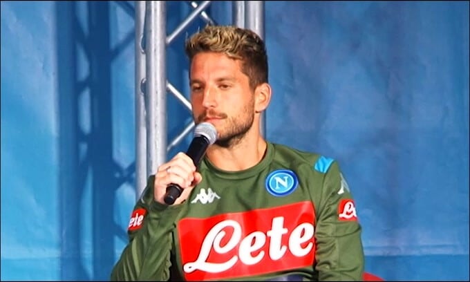 Naples, honorary citizenship for Mertens