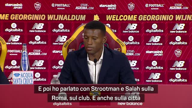 Wijnaldum: "Alla Roma grazie a Strootman, Salah e Hakimi..."