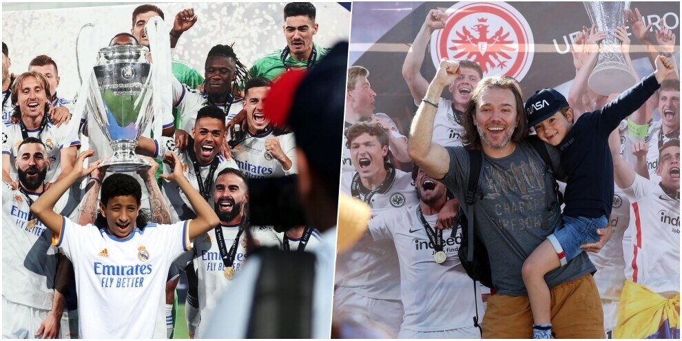 Supercoppa Europea, l'entusiasmo dei tifosi di Real e Eintracht