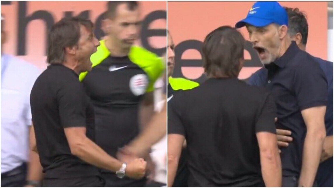 Scintille tra Tuchel e Conte, che rissa nel finale di Tottenham-Chelsea!
