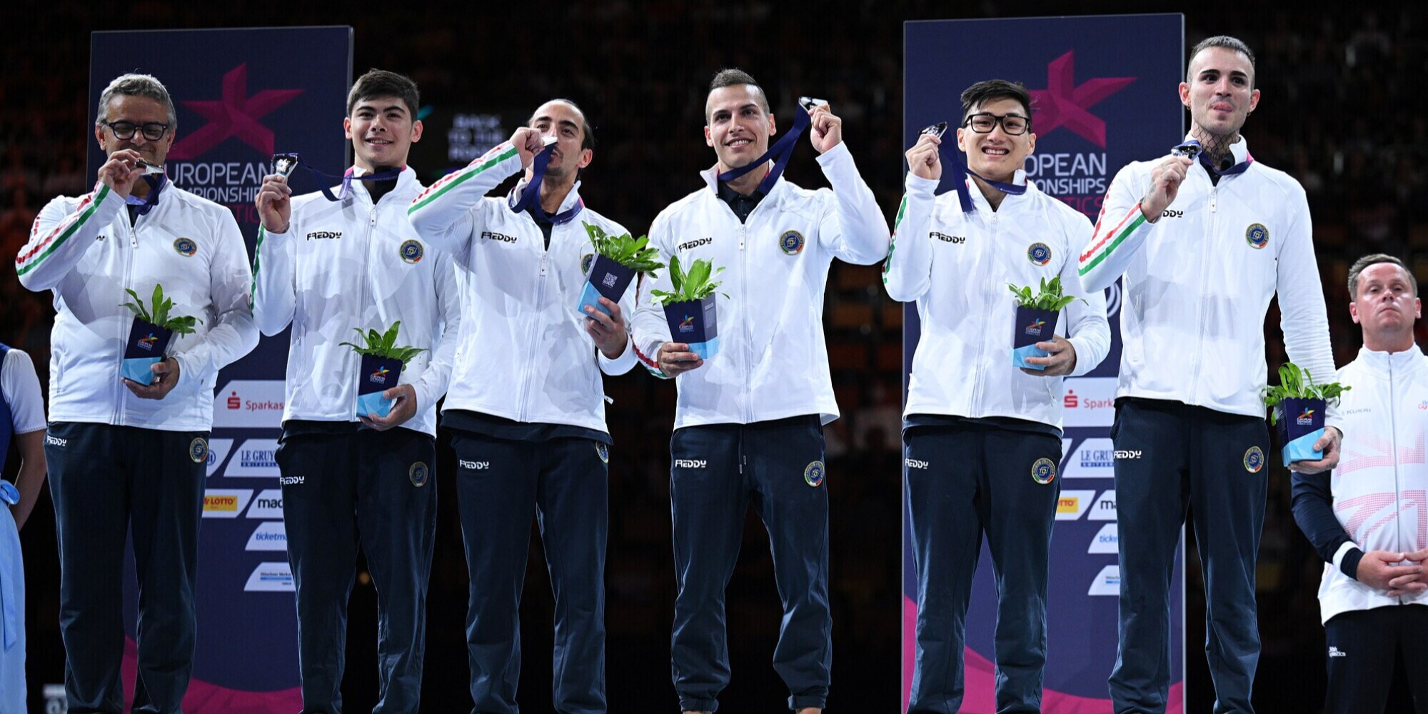 Italia, storico argento nella ginnastica maschile agli Europei