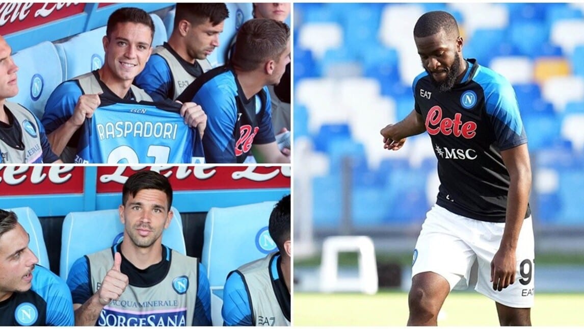 Ndombele, Raspadori e Simeone: la prima al Maradona è tutta in panchina