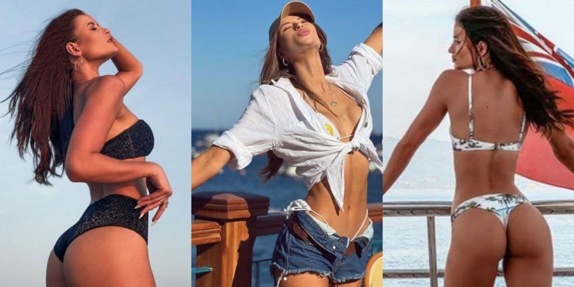 Julia Adam, la modella brasiliana con la passione per il Napoli