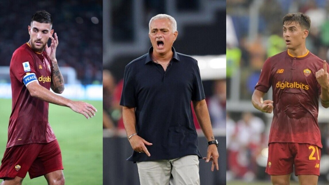Roma, la probabile formazione di Mourinho per la sfida contro la Juve