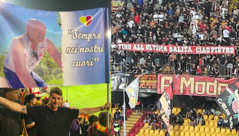 I tifosi del Benevento ricordano Pietro