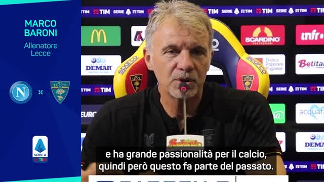 Marco Baroni e la sua Napoli: "Indimenticabile. Ora, però da avversario..."