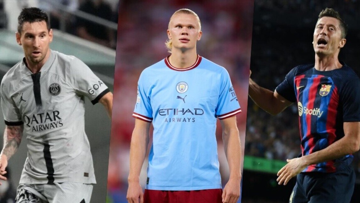 Doppiette in Champions, Haaland entra nella top 10: la classifica
