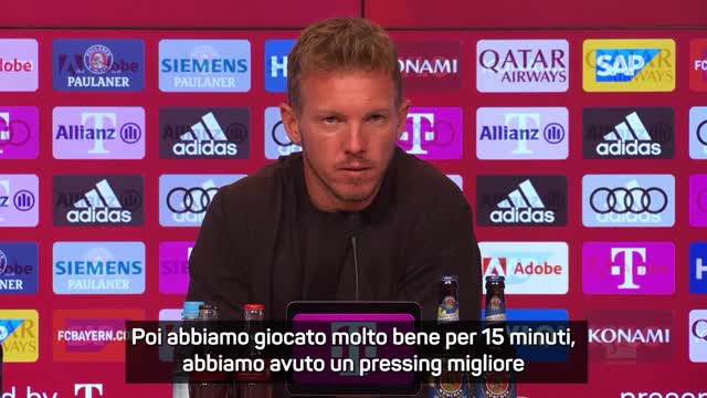 Nagelsmann: "Il match contro l'Inter ci ha creato dei problemi"