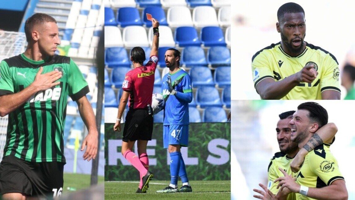 Frattesi illude, Sassuolo ribaltato in dieci: doppietta di Beto