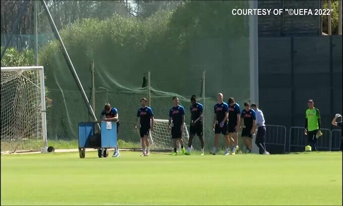 Il Napoli prepara la sfida ai Rangers