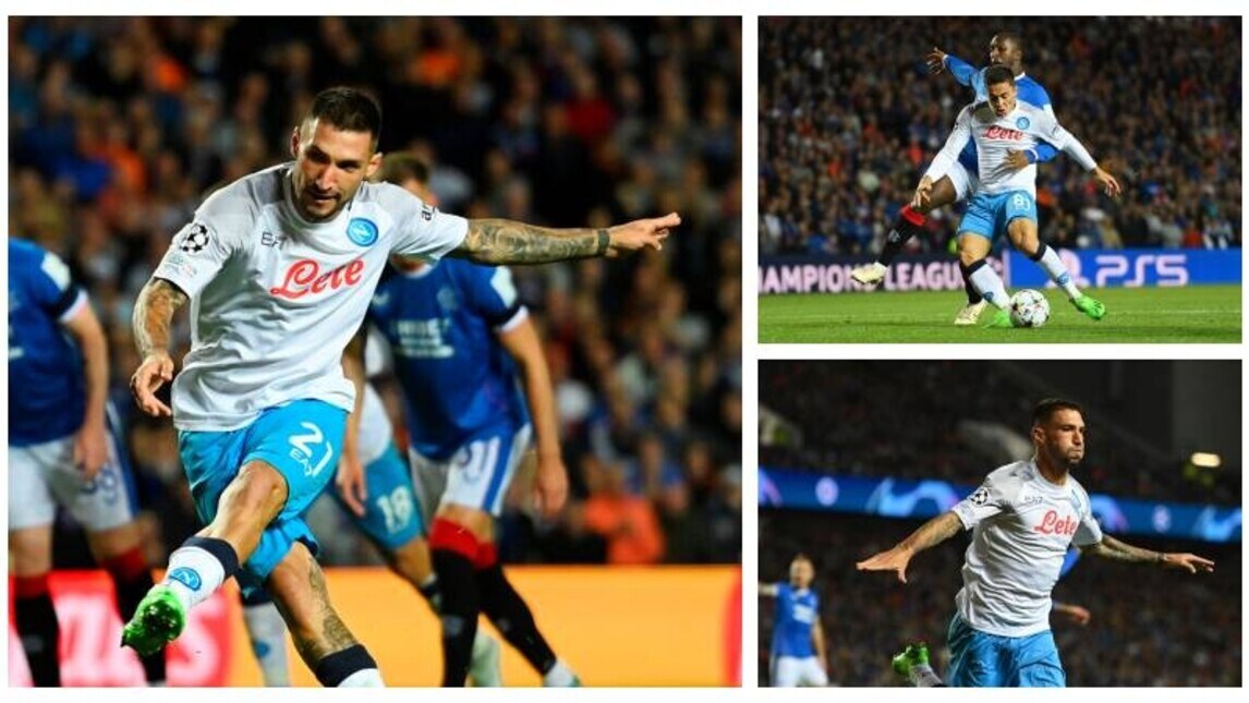 Napoli da urlo: Politano, Raspadori e Ndombele travolgono i Rangers