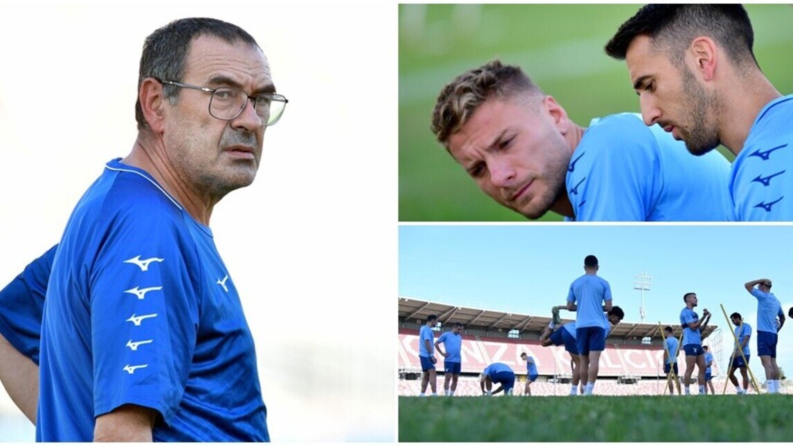 Lazio a rapporto da Sarri: ritiro a 'casa Inzaghi' con vista sulla Cremonese