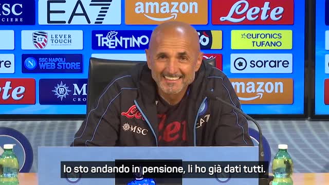 Spalletti: "Contro il Milan nessun esame, ormai sono quasi pensionato"