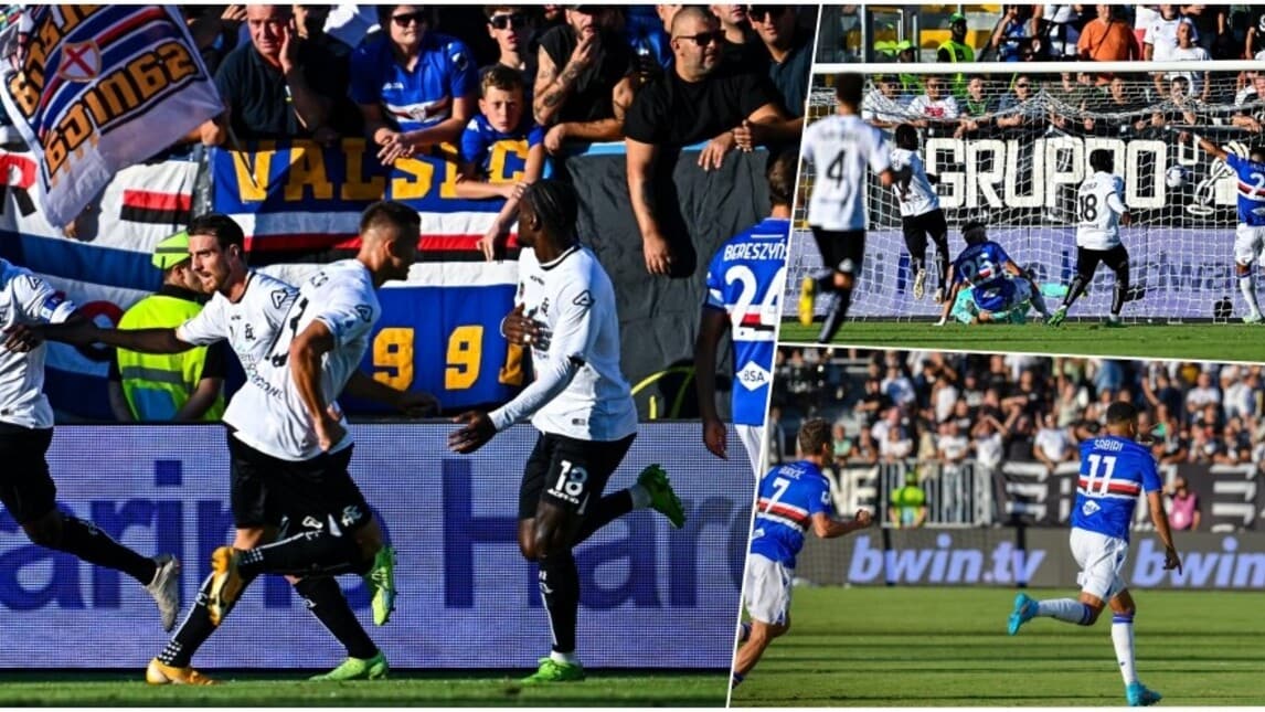 Lo Spezia capovolge il derby: Nzola beffa la Samp