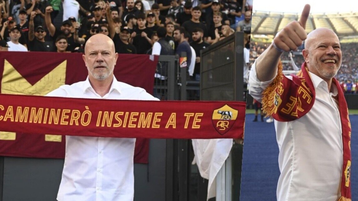 Zago sotto la Sud prima di Roma-Atalanta