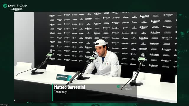 Berrettini: "Gli USA avranno paura di giocare contro l'Italia"