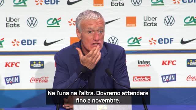 Deschamps : "Heureusement pour Giroud. A la coupe du monde ? Il doit continuer à bien jouer"