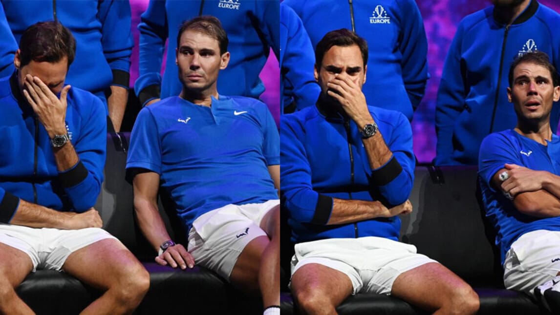 Federer e Nadal, la commozione degli storici rivali