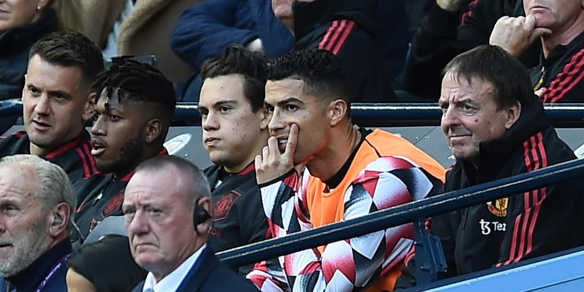 Cristiano Ronaldo in panchina: l'attacco furioso a Ten Hag