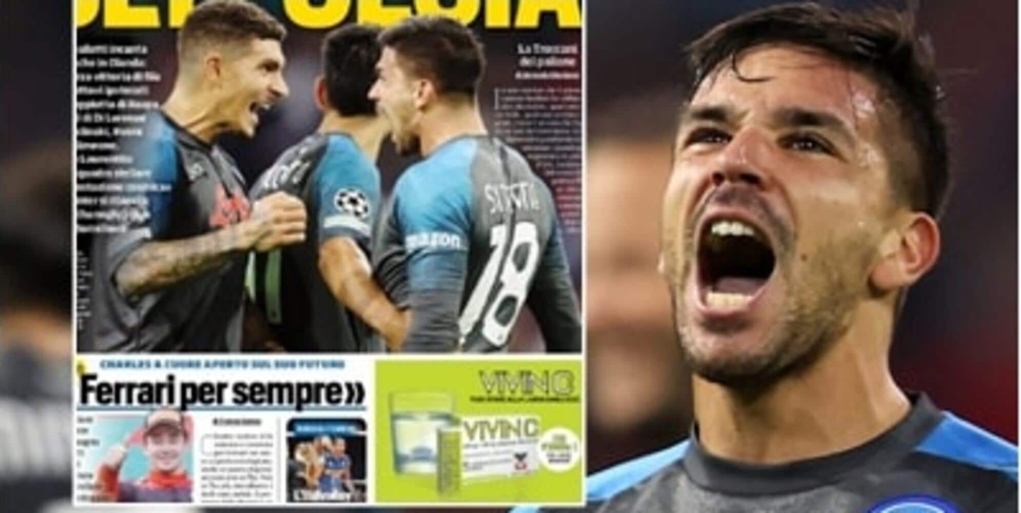 corriere dello sport napoli prima pagina