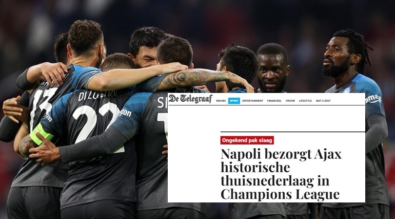 Il Napoli diverte e conquista l'Europa: "Con l'Ajax ha scritto la storia"