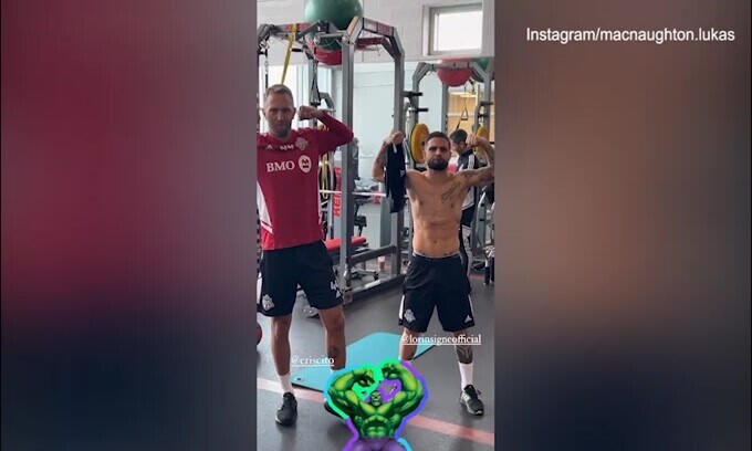 Toronto, Criscito e Insigne versione Hulk!