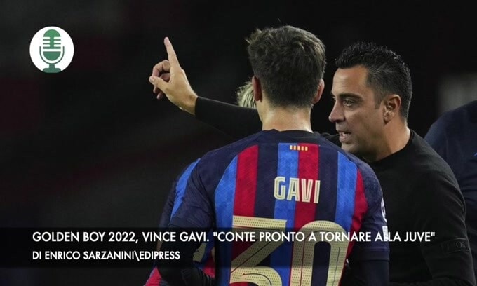 Goldeb Boy 2022: vince Gavi. "Conte pronto a tornare alla Juventus"