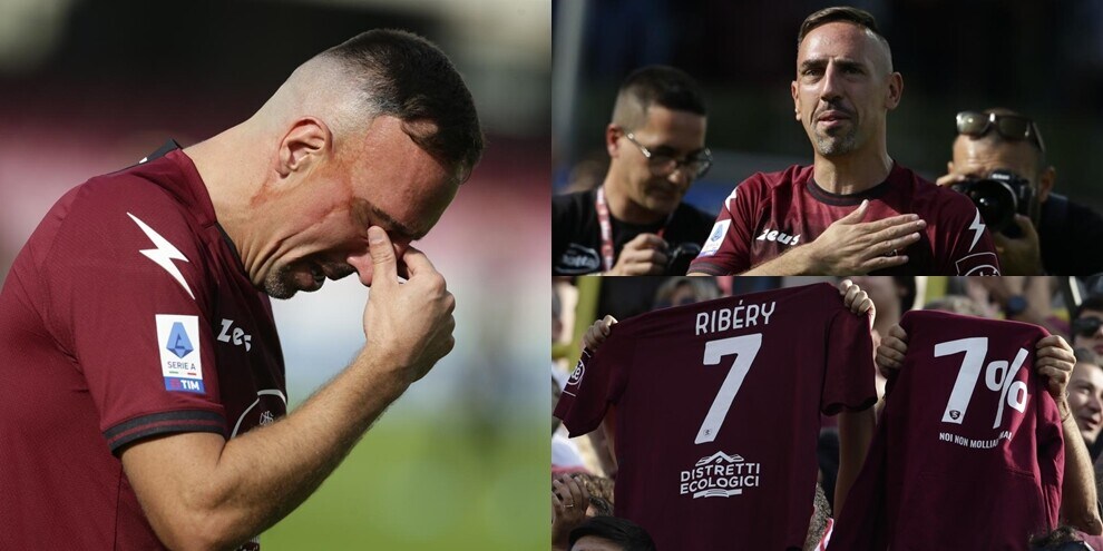 Ribery, l'emozionante addio: le lacrime e l'omaggio dei tifosi