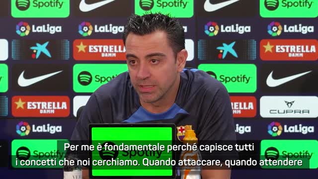 Xavi: "Pedri? Non può riposare..."