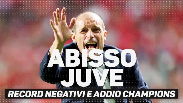 Abisso Juve, col Benfica record negativi e addio alla Champions