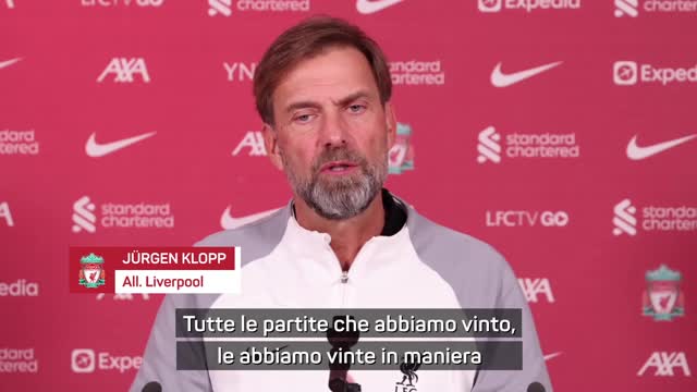 Klopp: "Napoli incredibile, è la squadra più in forma al mondo"