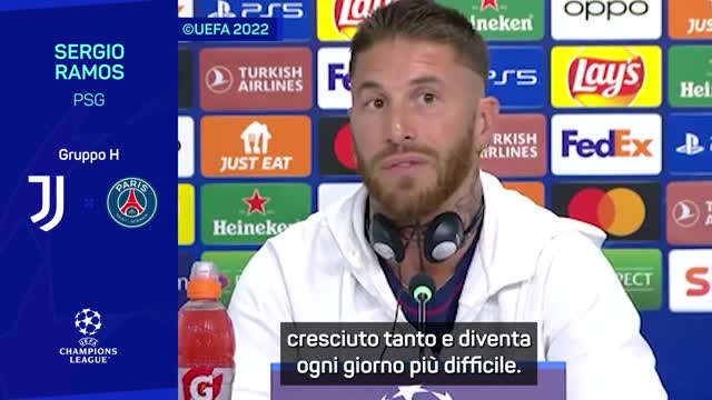 Ramos sulla Juve: "Tanti infortuni, ma squadra competitiva"