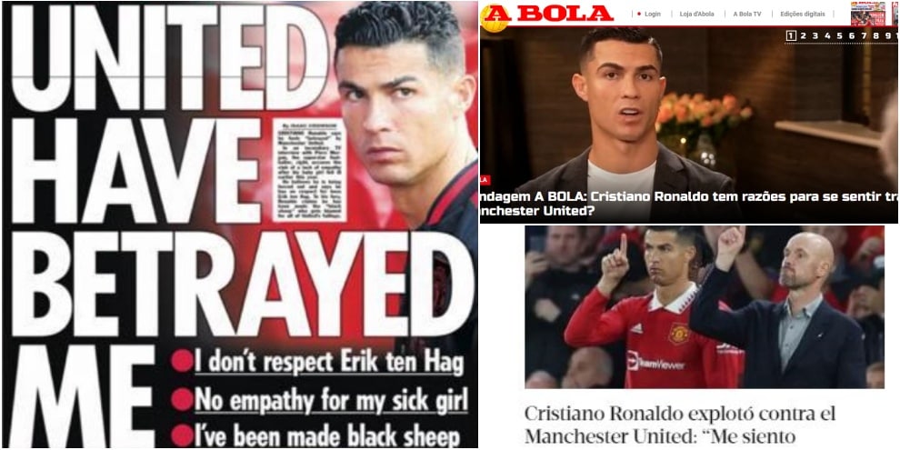 L'uragano Cristiano Ronaldo fa il giro del mondo su tutte le prime pagine