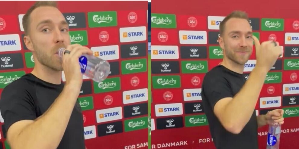 Eriksen al Mondiale con la Danimarca: sorrisi e qualche parola in italiano