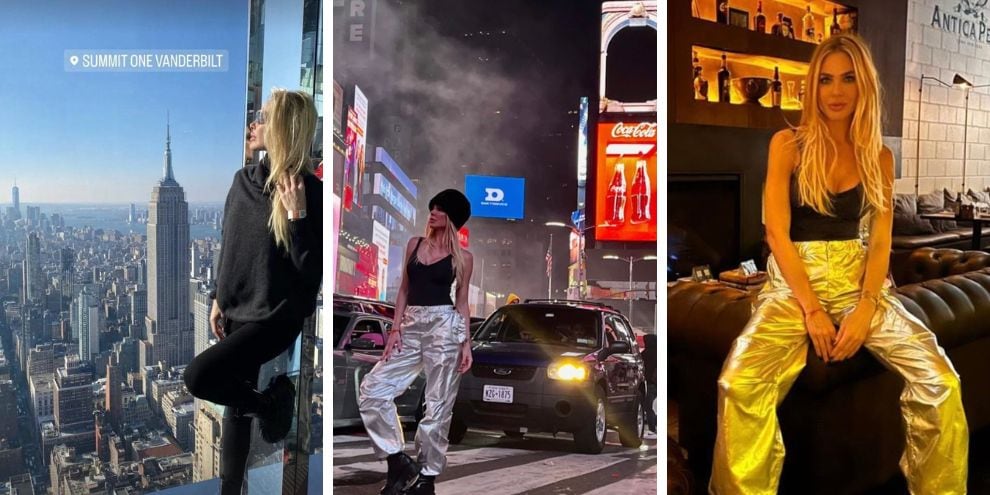 Tacchi rotti, pose sexy e le cene... Gli scatti più belli di Ilary Blasi a New York