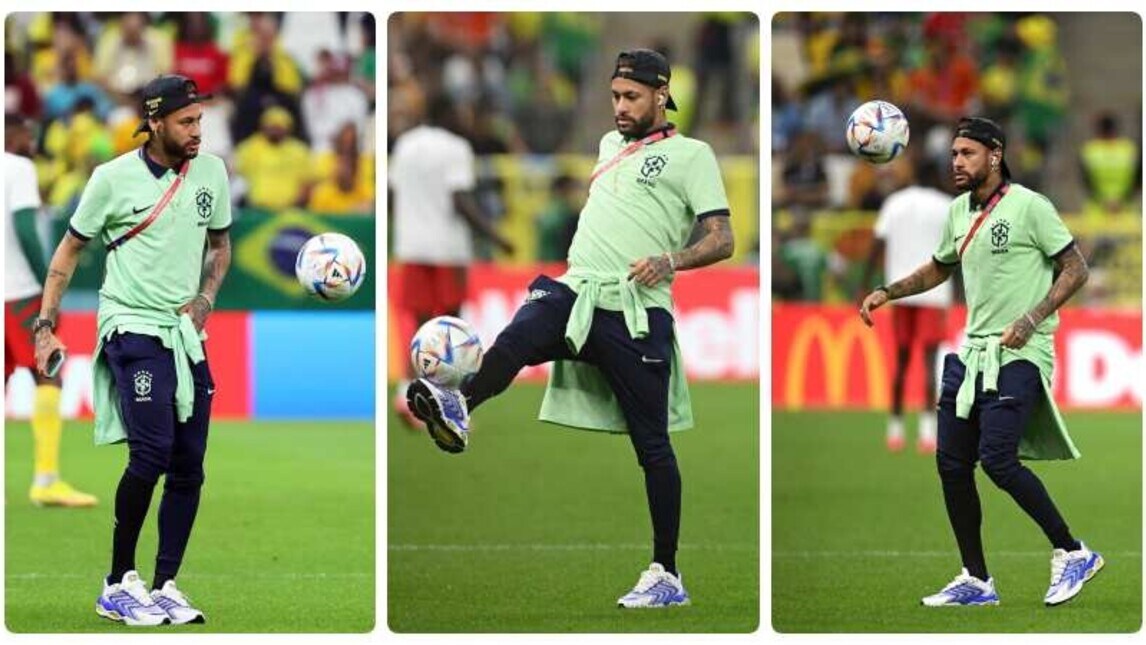 Neymar, numeri in campo con il pallone prima di Camerun-Brasile