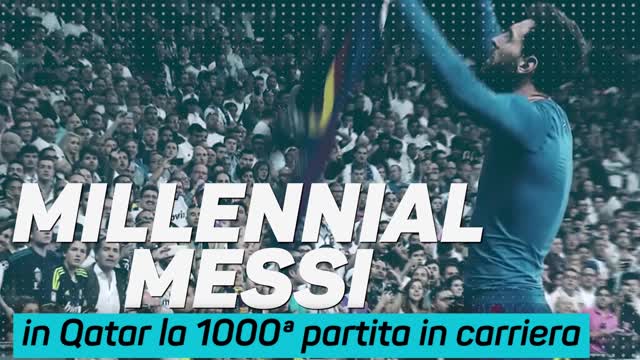 Messi en el club millennial, en Qatar el partido 1000 de su carrera