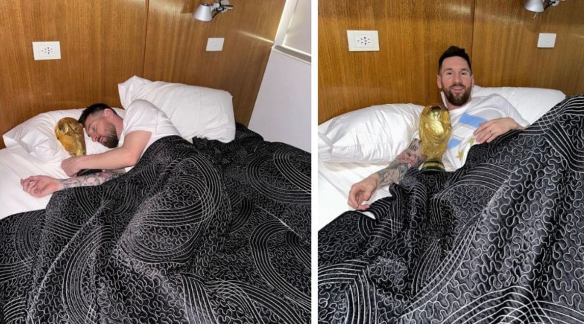 Messi, che risveglio! Ecco chi c'è nel letto con lui al posto di Antonela