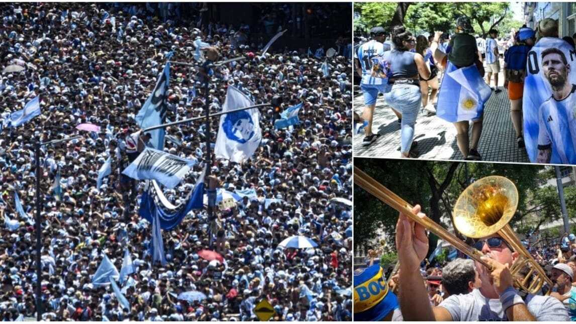 Festa Argentina: 4 milioni di persone in delirio a Buenos Aires