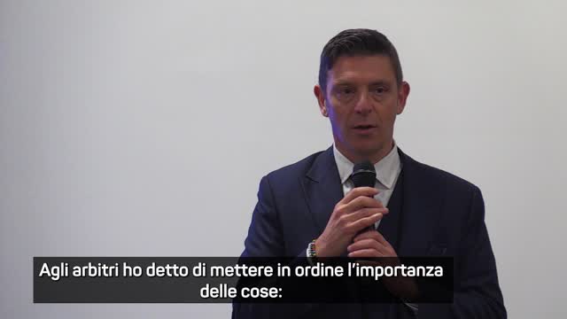 Rocchi: “Auspico quanto prima la separazione delle carriere di arbitri e var”