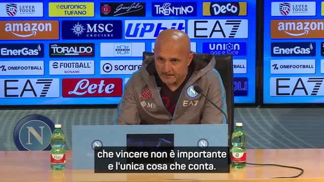 Spalletti: "La Juve vive di risultati, il Napoli come Maradona..."