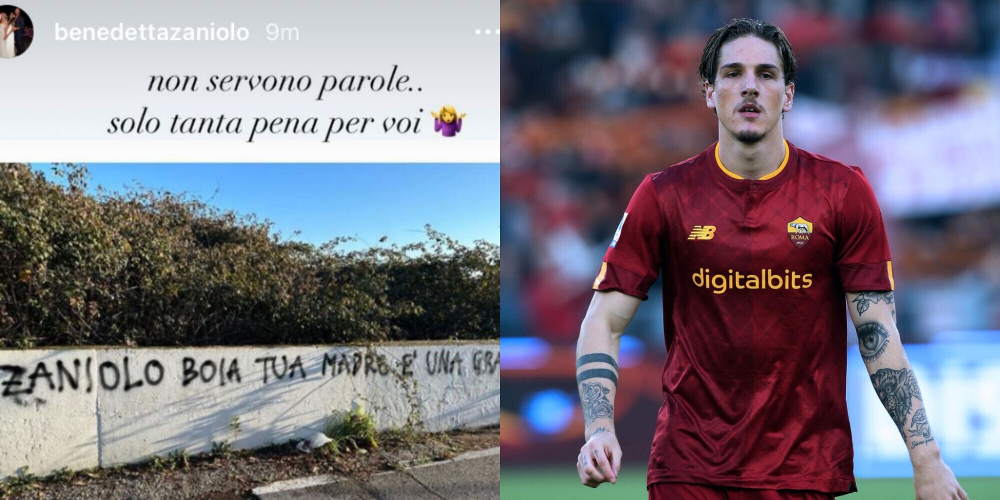 La sorella di Zaniolo posta i commenti scioccanti ricevuti sul suo profilo Instagram