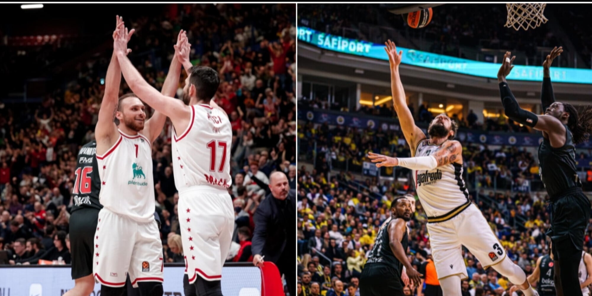 Eurolega, impresa Olimpia con l'Olympiacos. Virtus Bologna travolta in