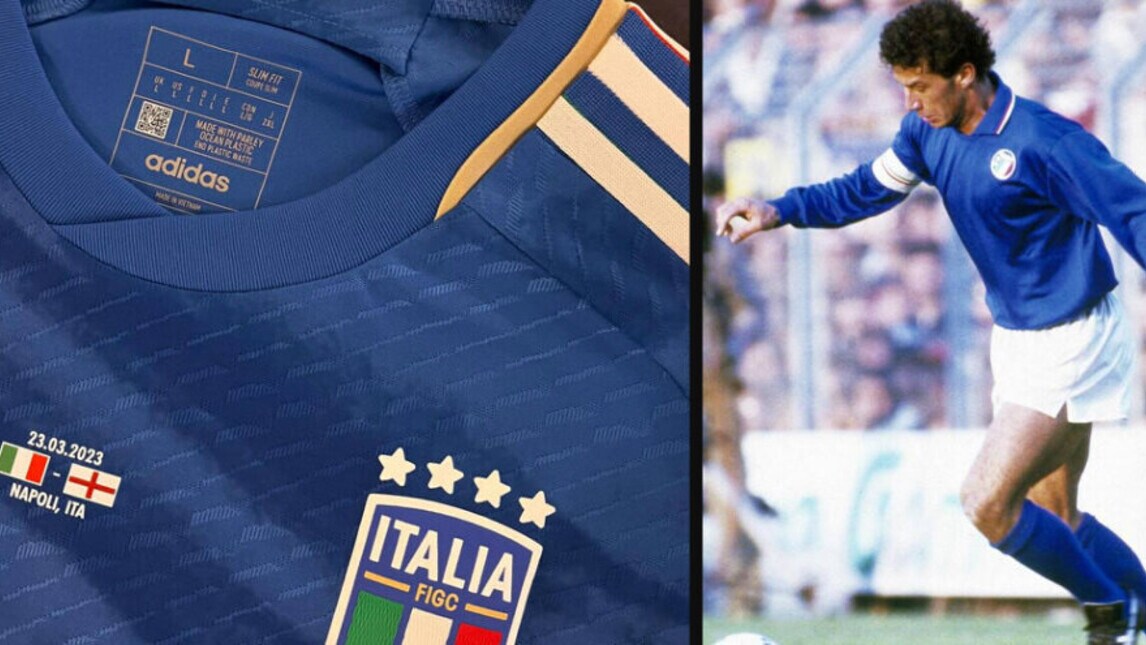 Italia, la maglia speciale per commemorare Vialli