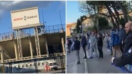 S'infiamma Atalanta-Roma: cori e sfottò tra tifosi