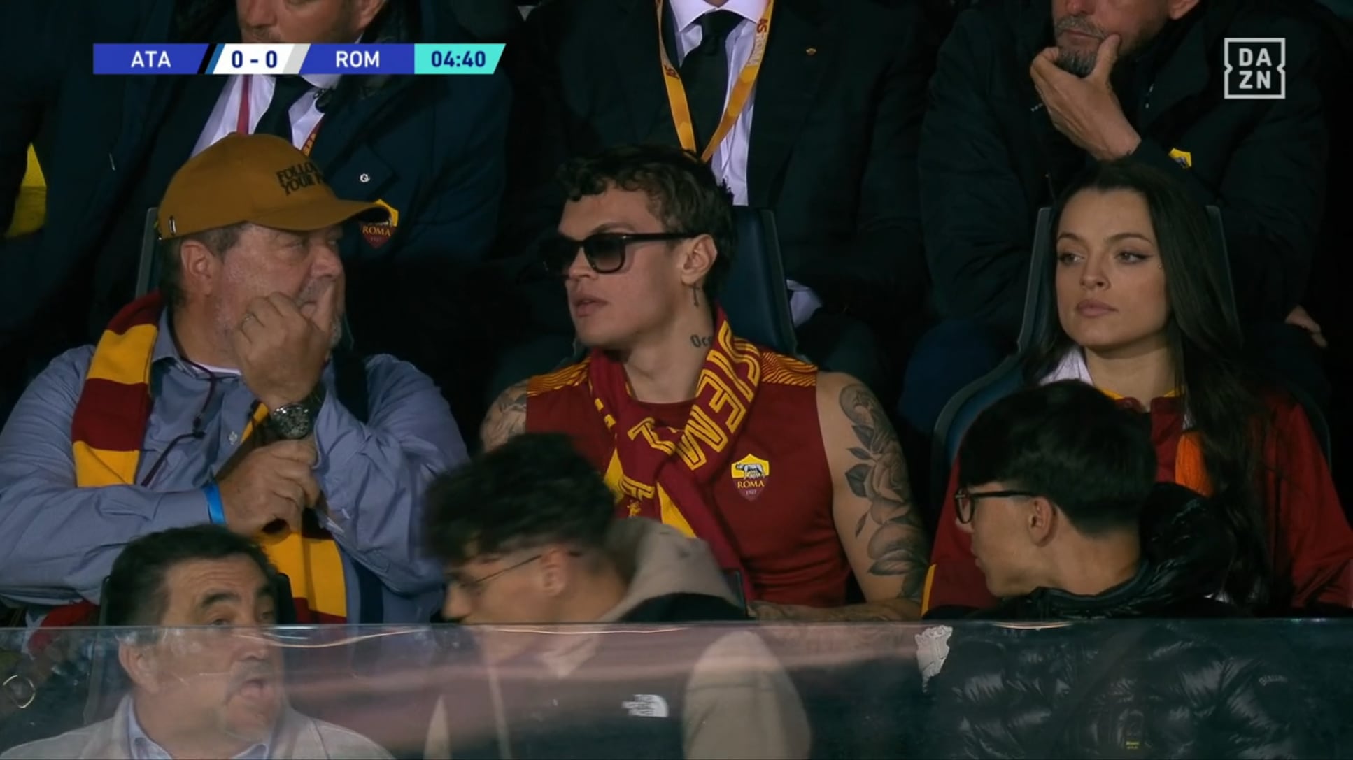 Blanco in tribuna a Bergamo per tifare Roma contro l'Atalanta
